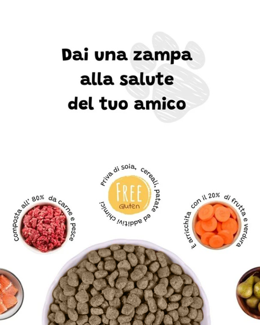 Ingredienti naturali BARF
