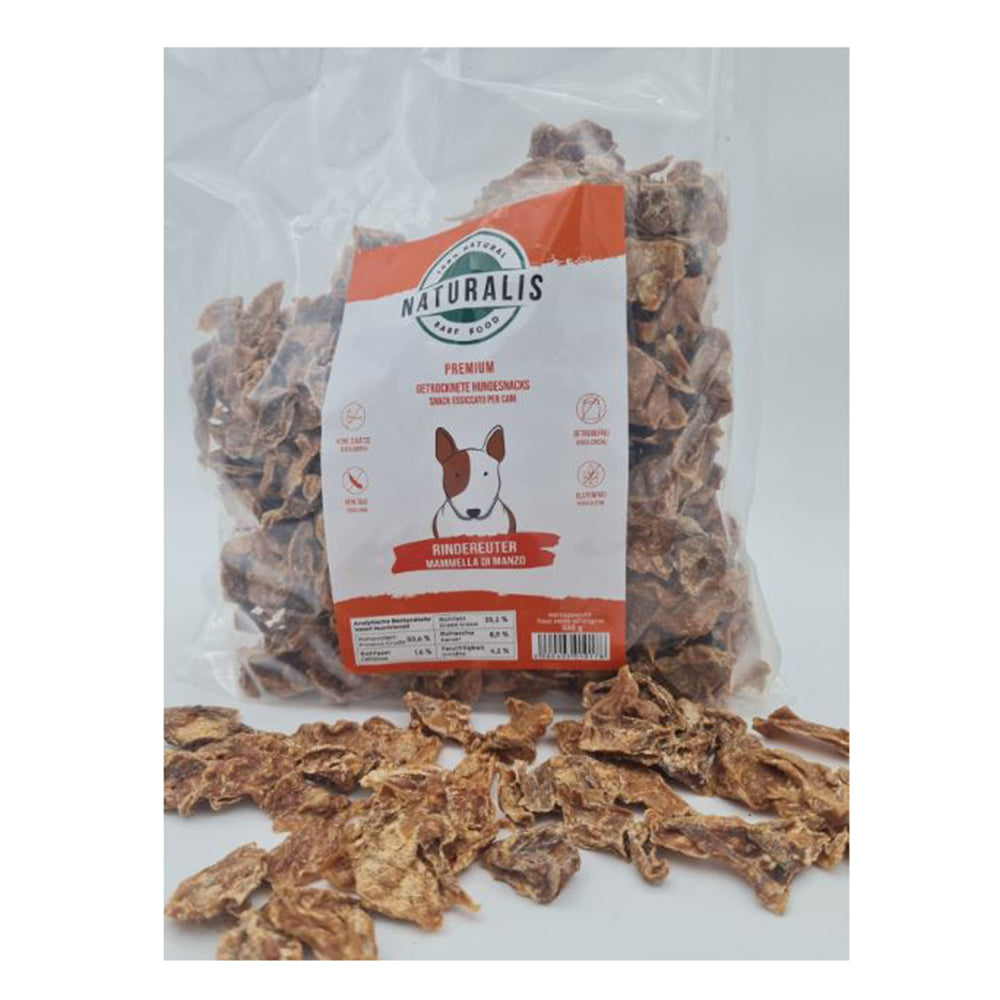 Snack for Dogs to chew Beef Udder