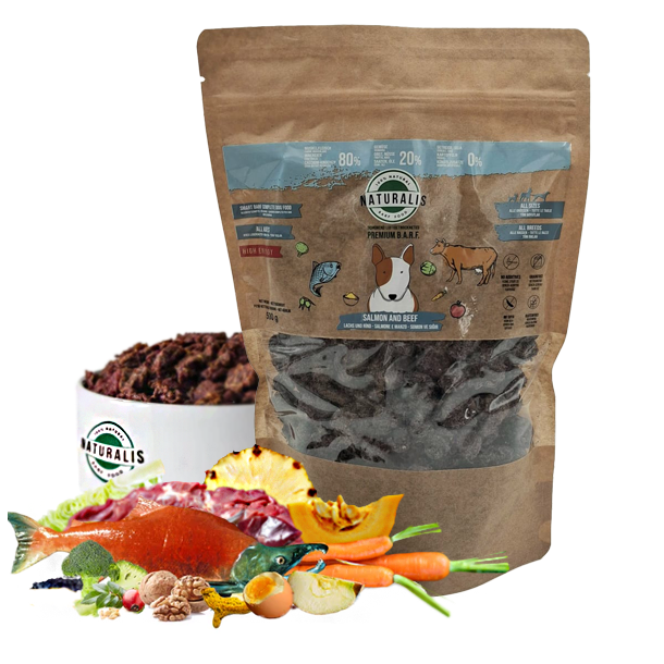 Smart 80 BARF Dry Dog Food Barf Salmon and Beef